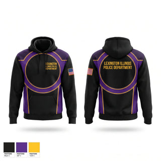 Hoodie, Lexington Illinois Police Department, Police, Teamtime, Team time, sublimation, custom sports apparel, team uniforms, spirit wear, spiritwear, sports uniforms, custom shirts, team store, custom team store, fundraiser sports, apparel fundraiser