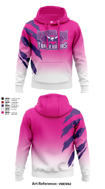 Carolina Track Hawks Hoodie - 8