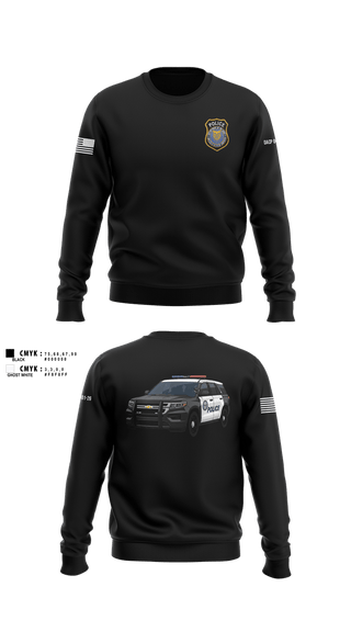 Crew Neck Sweatshirt, DEPARTMENT OF THE ARMY CIVILIAN POLICE, Army, Teamtime, Team time, sublimation, custom sports apparel, team uniforms, spirit wear, spiritwear, sports uniforms, custom shirts, team store, custom team store, fundraiser sports, apparel fundraiser