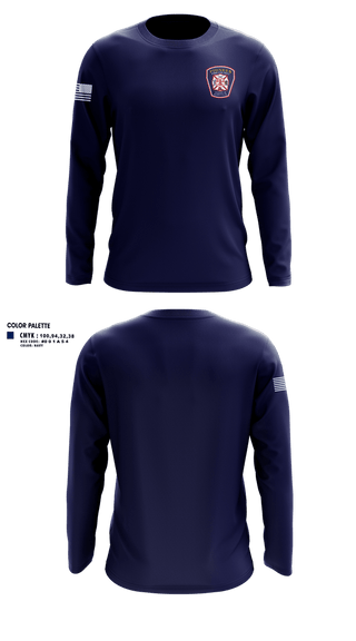 Long Sleeve Performance Shirt, Marietta pioneer fire company, EMS/EMT, Teamtime, Team time, sublimation, custom sports apparel, team uniforms, spirit wear, spiritwear, sports uniforms, custom shirts, team store, custom team store, fundraiser sports, apparel fundraiser