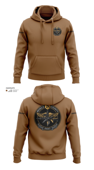 Hoodie, MOBILE COUNTY SWAT, Police, Teamtime, Team time, sublimation, custom sports apparel, team uniforms, spirit wear, spiritwear, sports uniforms, custom shirts, team store, custom team store, fundraiser sports, apparel fundraiser