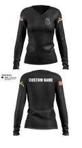 Fort Jackson LEA 71365692 Women's Long Sleeve V-neck Shirt - 4