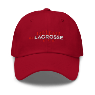 McLean Lacrosse 4222759 Classic Dad Hat | Yupoong 6245CM
