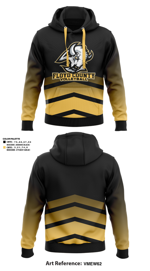Hoodie, Floyd County Volleyball, Women's Volleyball, Teamtime, Team time, sublimation, custom sports apparel, team uniforms, spirit wear, spiritwear, sports uniforms, custom shirts, team store, custom team store, fundraiser sports, apparel fundraiser