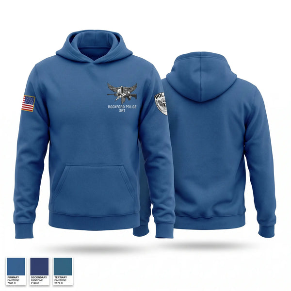Hoodie, Rockford Police S.R.T., Police, Teamtime, Team time, sublimation, custom sports apparel, team uniforms, spirit wear, spiritwear, sports uniforms, custom shirts, team store, custom team store, fundraiser sports, apparel fundraiser