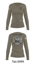 JSO mobile field force 94220507 Women's Long Sleeve V-neck Shirt - 11