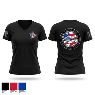 Womens Short Sleeve Vneck Shirt, SASPD, Police, Teamtime, Team time, sublimation, custom sports apparel, team uniforms, spirit wear, spiritwear, sports uniforms, custom shirts, team store, custom team store, fundraiser sports, apparel fundraiser