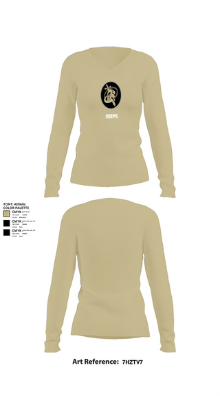 Womens Long Sleeve Vneck Shirt, 1SOPS, , Teamtime, Team time, sublimation, custom sports apparel, team uniforms, spirit wear, spiritwear, sports uniforms, custom shirts, team store, custom team store, fundraiser sports, apparel fundraiser
