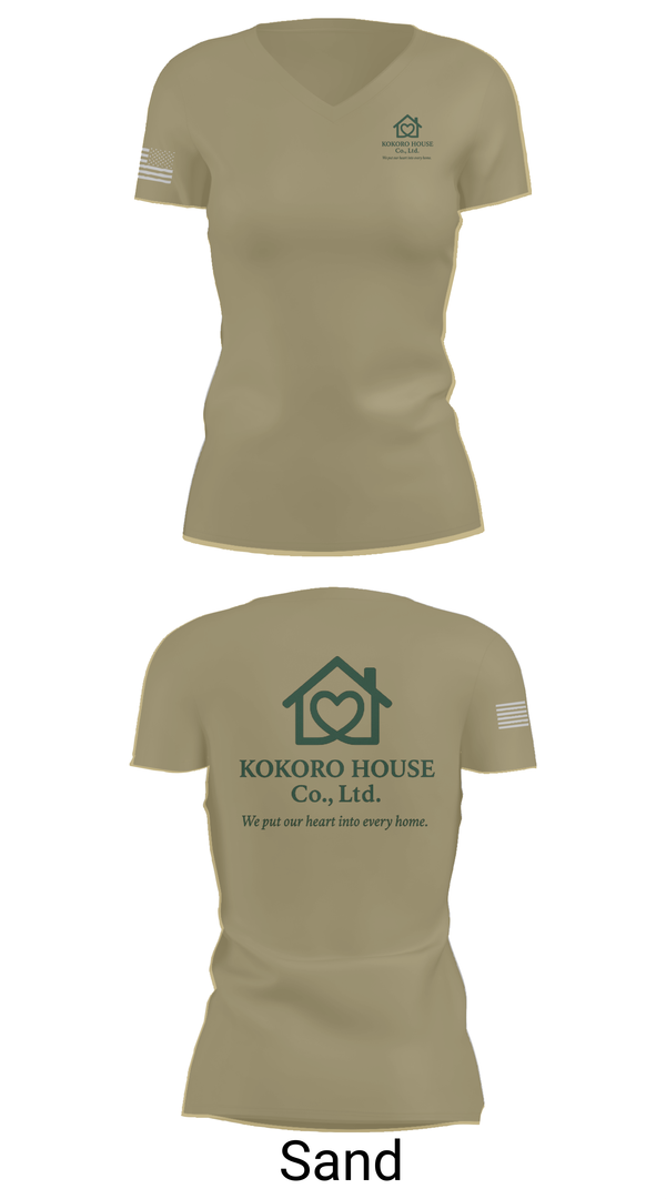Womens Short Sleeve Vneck Shirt, KOKOROHOUSE, , Teamtime, Team time, sublimation, custom sports apparel, team uniforms, spirit wear, spiritwear, sports uniforms, custom shirts, team store, custom team store, fundraiser sports, apparel fundraiser