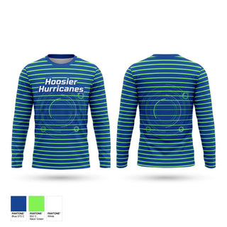 Long Sleeve Performance Shirt, Hoosier Hurricanes, Softball, Teamtime, Team time, sublimation, custom sports apparel, team uniforms, spirit wear, spiritwear, sports uniforms, custom shirts, team store, custom team store, fundraiser sports, apparel fundraiser