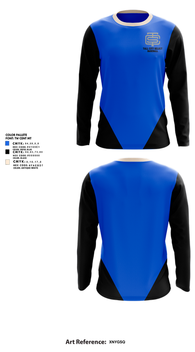 Tall City Select 83511420 Long Sleeve Performance Shirt 1