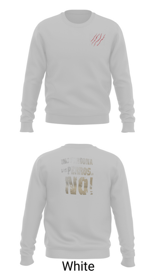 Crew Neck Sweatshirt, PERROS DEL MAL, Men's Soccer, Teamtime, Team time, sublimation, custom sports apparel, team uniforms, spirit wear, spiritwear, sports uniforms, custom shirts, team store, custom team store, fundraiser sports, apparel fundraiser