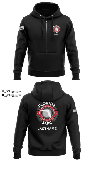Zip Hoodie, Florida State Animal Response Coalition, , Teamtime, Team time, sublimation, custom sports apparel, team uniforms, spirit wear, spiritwear, sports uniforms, custom shirts, team store, custom team store, fundraiser sports, apparel fundraiser