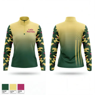 Quarter Zip Jacket, Lady Patriots, Wrestling, Teamtime, Team time, sublimation, custom sports apparel, team uniforms, spirit wear, spiritwear, sports uniforms, custom shirts, team store, custom team store, fundraiser sports, apparel fundraiser