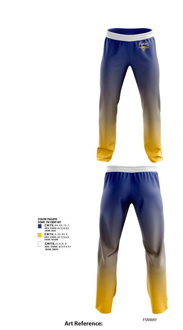 Sweatpants, Clyde Fliers, Golf, Teamtime, Team time, sublimation, custom sports apparel, team uniforms, spirit wear, spiritwear, sports uniforms, custom shirts, team store, custom team store, fundraiser sports, apparel fundraiser