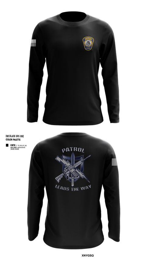 Long Sleeve Performance Shirt, Alexander City Police Department, Police, Teamtime, Team time, sublimation, custom sports apparel, team uniforms, spirit wear, spiritwear, sports uniforms, custom shirts, team store, custom team store, fundraiser sports, apparel fundraiser