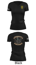 504th GS MICO 91776475 Women's Short Sleeve V-neck Shirt - 28
