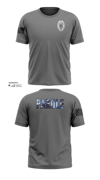Short Sleeve Performance Shirt, Adult Parole Authority, Police, Teamtime, Team time, sublimation, custom sports apparel, team uniforms, spirit wear, spiritwear, sports uniforms, custom shirts, team store, custom team store, fundraiser sports, apparel fundraiser