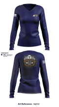 Ashland Police Department 16734416 Women's Long Sleeve V-neck Shirt - 1