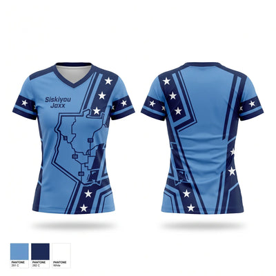 Siskiyou Jaxx Women's Short Sleeve V-neck Shirt - 1