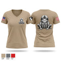 A Co 3BEB 74525170 Women's Short Sleeve V-neck Shirt - 1