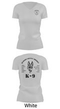 Hudson County Sheriff’s Office K9-Unit 74295190 Women's Short Sleeve V-neck Shirt - 12