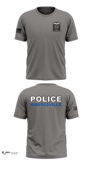 Old School Cotton Feel Shirt, Mooresville Police Department, Police, Teamtime, Team time, sublimation, custom sports apparel, team uniforms, spirit wear, spiritwear, sports uniforms, custom shirts, team store, custom team store, fundraiser sports, apparel fundraiser
