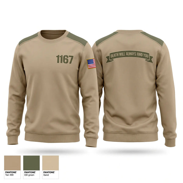 Crew Neck Sweatshirt, 1-167, Army, Teamtime, Team time, sublimation, custom sports apparel, team uniforms, spirit wear, spiritwear, sports uniforms, custom shirts, team store, custom team store, fundraiser sports, apparel fundraiser