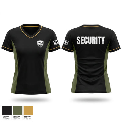 Next Level Security LLC - Uniforms Women's Short Sleeve V-neck Shirt - 1