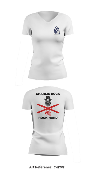 Womens Short Sleeve Vneck Shirt, C Co, 4-31 IN BN, Army, Teamtime, Team time, sublimation, custom sports apparel, team uniforms, spirit wear, spiritwear, sports uniforms, custom shirts, team store, custom team store, fundraiser sports, apparel fundraiser