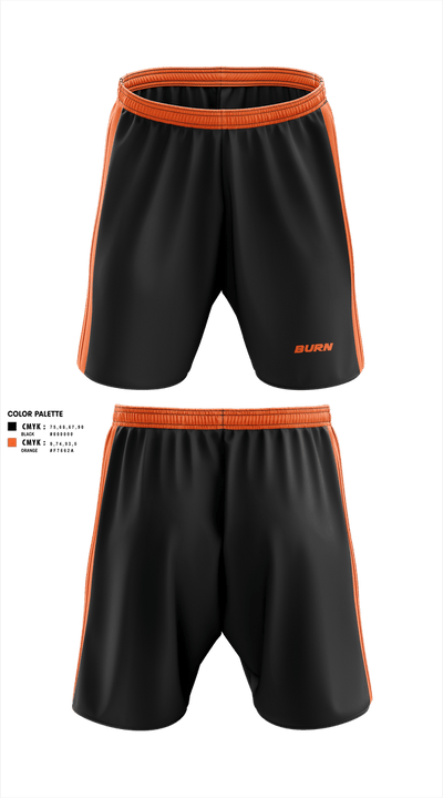 BURN 80284643 Athletic Shorts With Pockets - 2