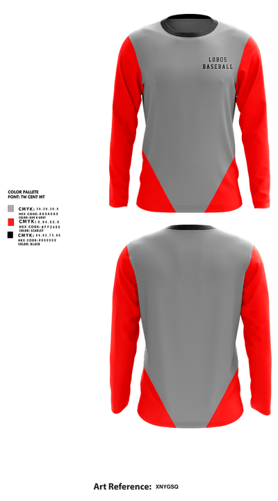 LOBOS 14865459 Long Sleeve Performance Shirt 1
