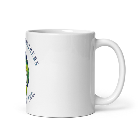 Band of Brothers Fishing 12640804 White Glossy Mug - Small