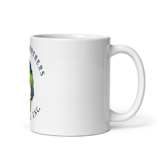 Band of Brothers Fishing 12640804 White Glossy Mug - Large