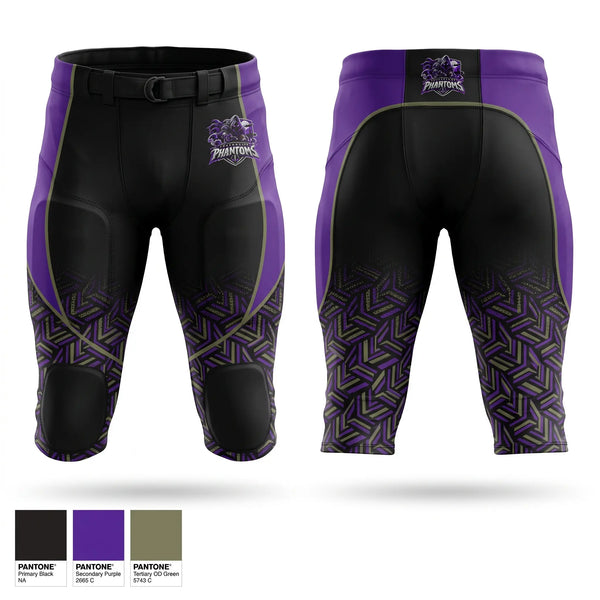 Football Pants, Lakenheath Phantoms, , Teamtime, Team time, sublimation, custom sports apparel, team uniforms, spirit wear, spiritwear, sports uniforms, custom shirts, team store, custom team store, fundraiser sports, apparel fundraiser