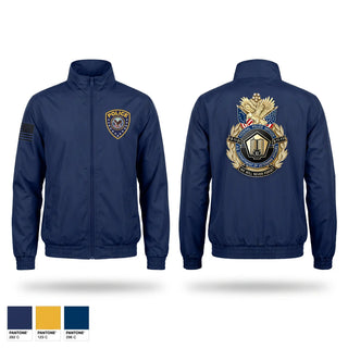 Windbreaker, VETERANS affairs police, Police, Teamtime, Team time, sublimation, custom sports apparel, team uniforms, spirit wear, spiritwear, sports uniforms, custom shirts, team store, custom team store, fundraiser sports, apparel fundraiser