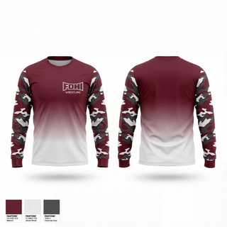 Long Sleeve Performance Shirt, Fontana High School, Wrestling, Teamtime, Team time, sublimation, custom sports apparel, team uniforms, spirit wear, spiritwear, sports uniforms, custom shirts, team store, custom team store, fundraiser sports, apparel fundraiser