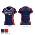 PUTNAM COUNTY War Eagles Women's Short Sleeve V-neck Shirt - 1