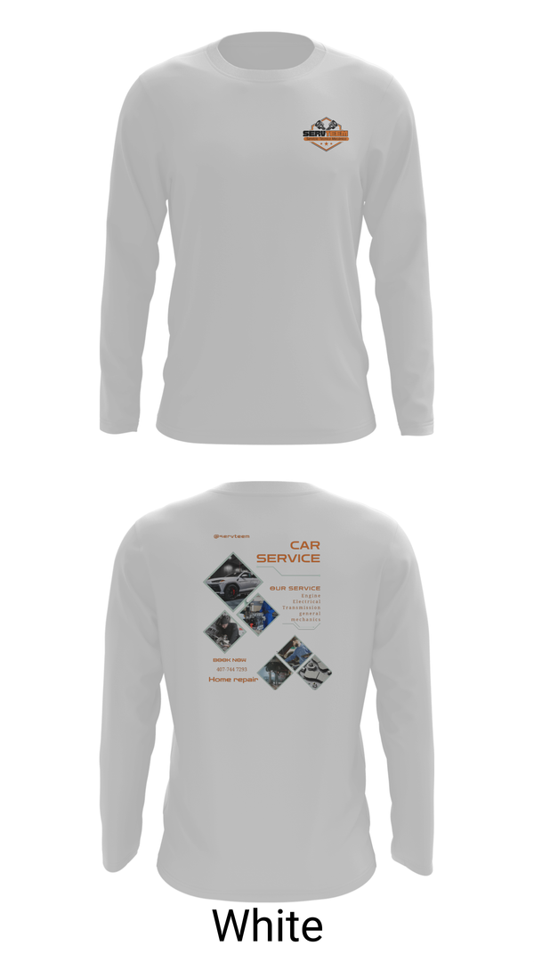 Long Sleeve Performance Shirt, Servteem automotive group llc, , Teamtime, Team time, sublimation, custom sports apparel, team uniforms, spirit wear, spiritwear, sports uniforms, custom shirts, team store, custom team store, fundraiser sports, apparel fundraiser