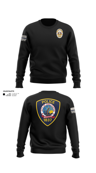 Crew Neck Sweatshirt, Chillicothe Police, Police, Teamtime, Team time, sublimation, custom sports apparel, team uniforms, spirit wear, spiritwear, sports uniforms, custom shirts, team store, custom team store, fundraiser sports, apparel fundraiser
