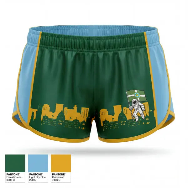 Womens Shorts, Rockets, Men's Basketball, Teamtime, Team time, sublimation, custom sports apparel, team uniforms, spirit wear, spiritwear, sports uniforms, custom shirts, team store, custom team store, fundraiser sports, apparel fundraiser