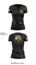 Lancaster County Young Marines 89976049 Women's Short Sleeve V-neck Shirt - 1