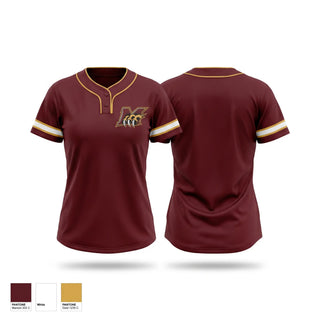 Two Button Softball Jersey, Monroe Talons, Softball, Teamtime, Team time, sublimation, custom sports apparel, team uniforms, spirit wear, spiritwear, sports uniforms, custom shirts, team store, custom team store, fundraiser sports, apparel fundraiser
