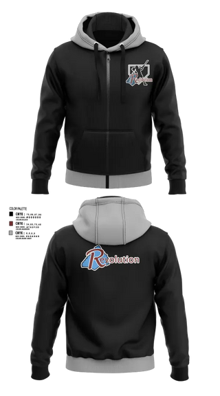 Zip Hoodie, Revolution Delco 14U White, Softball, Teamtime, Team time, sublimation, custom sports apparel, team uniforms, spirit wear, spiritwear, sports uniforms, custom shirts, team store, custom team store, fundraiser sports, apparel fundraiser