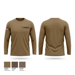 Long Sleeve Performance Shirt, 21 SOAMXS, Air Force, Teamtime, Team time, sublimation, custom sports apparel, team uniforms, spirit wear, spiritwear, sports uniforms, custom shirts, team store, custom team store, fundraiser sports, apparel fundraiser