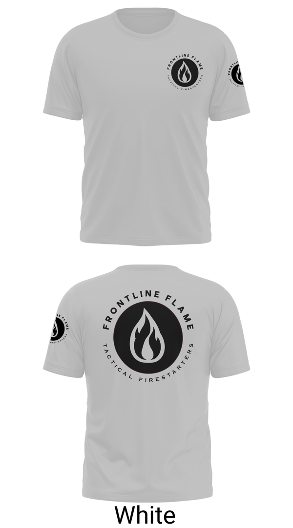 Old School Cotton Feel Shirt, Frontline Flames, , Teamtime, Team time, sublimation, custom sports apparel, team uniforms, spirit wear, spiritwear, sports uniforms, custom shirts, team store, custom team store, fundraiser sports, apparel fundraiser