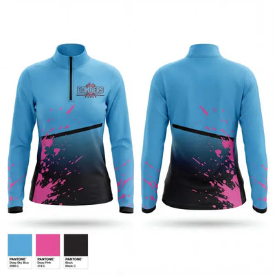 Lady Bombers 96464586 Quarter Zip Jacket - 1