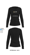 Elite Development Soccer 64788908 Women's Long Sleeve V-neck Shirt - 34
