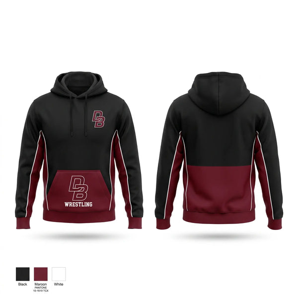 Hoodie, Don Bosco Ironmen Wrestling, Wrestling, Teamtime, Team time, sublimation, custom sports apparel, team uniforms, spirit wear, spiritwear, sports uniforms, custom shirts, team store, custom team store, fundraiser sports, apparel fundraiser