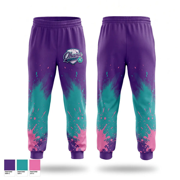 Sweatpants, Ohana, Softball, Teamtime, Team time, sublimation, custom sports apparel, team uniforms, spirit wear, spiritwear, sports uniforms, custom shirts, team store, custom team store, fundraiser sports, apparel fundraiser